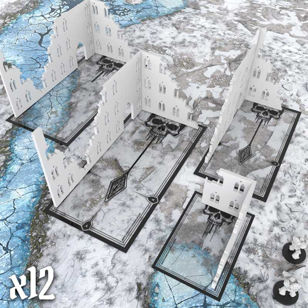 Green Stuff World - Gel�nde Footprint, Skull