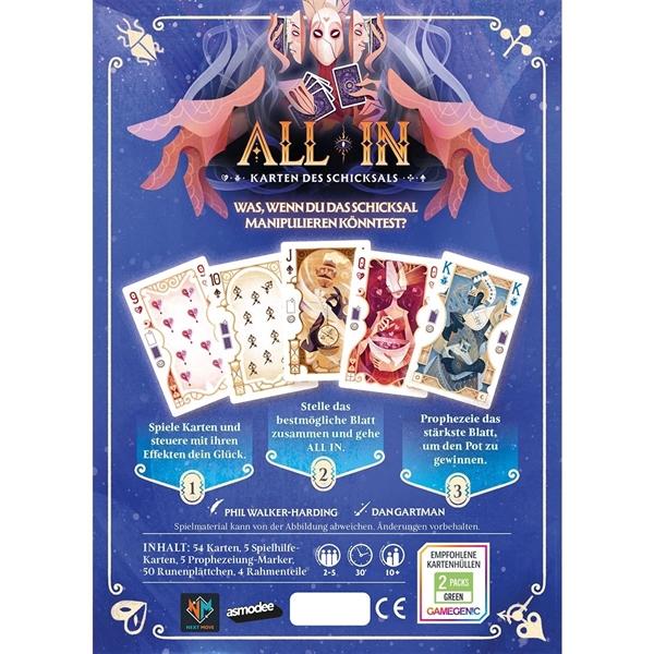 Next Move Games - All In: Karten des Schicksals