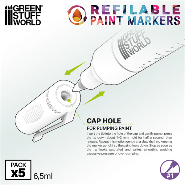 Green Stuff World - Nachf�llbare Marker 1mm