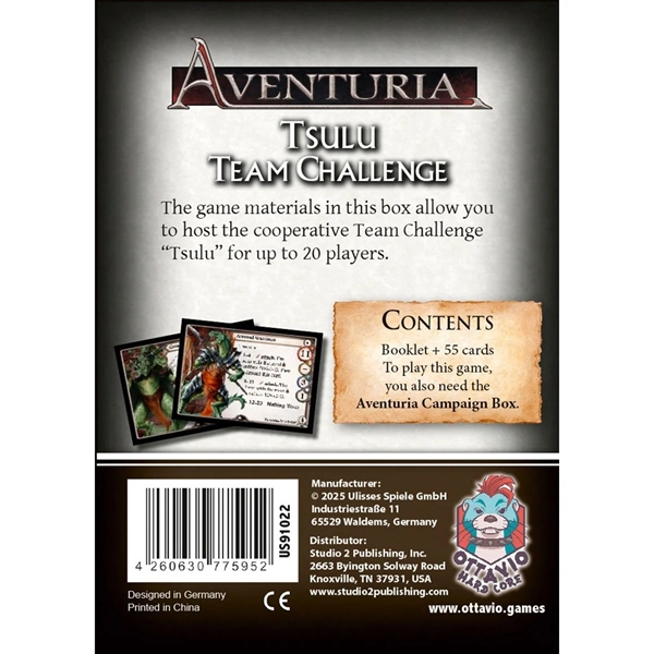 Ottavio - Aventuria Team Challenge: Tsulu