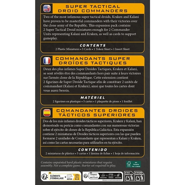 Star Wars: Legion - Super Tactical Droid Commanders