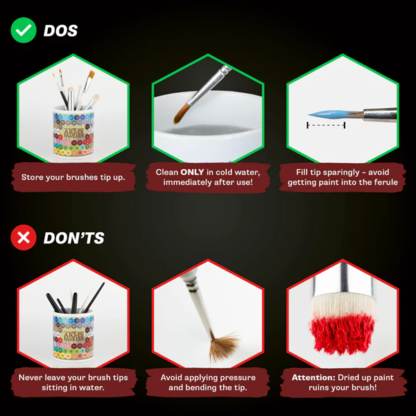 Army Painter - Hobby Starter Pinselset