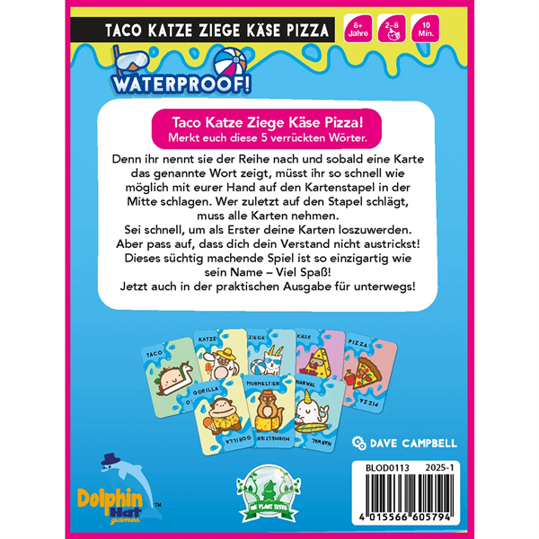 Blue Orange - Taco Katze Ziege K�se Pizza Waterproof