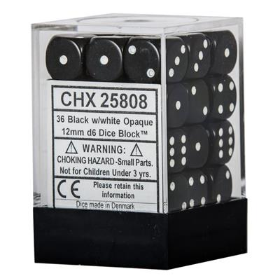 Chessex - D6 Blocks Opaque