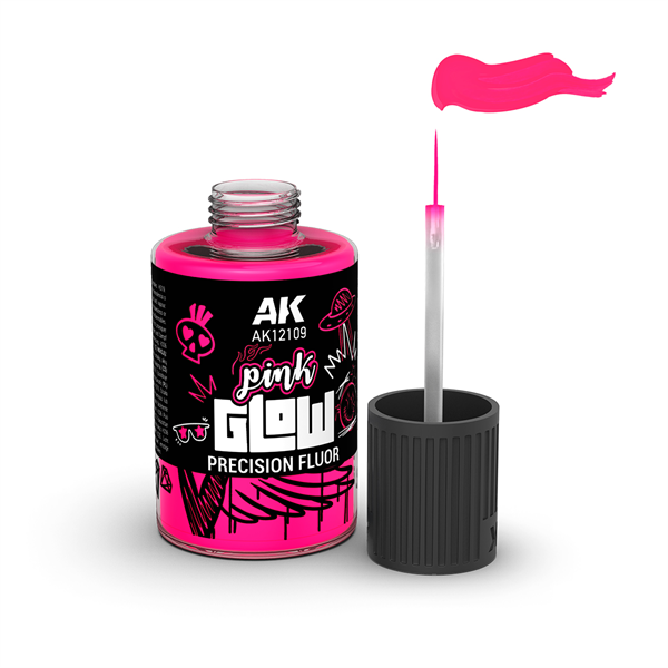 AK Interactive - Paneliner, Pink Glow Fluor