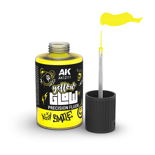 AK Interactive - Paneliner, Yellow Glow Fluor