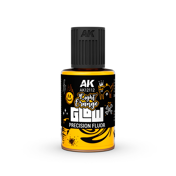 AK Interactive - Paneliner, Light Orange Glow Fluor