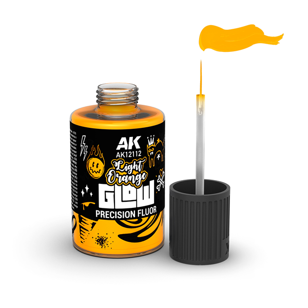 AK Interactive - Paneliner, Light Orange Glow Fluor