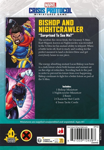 Marvel: Crisis Protocol - Bishop & Nightcrawler
