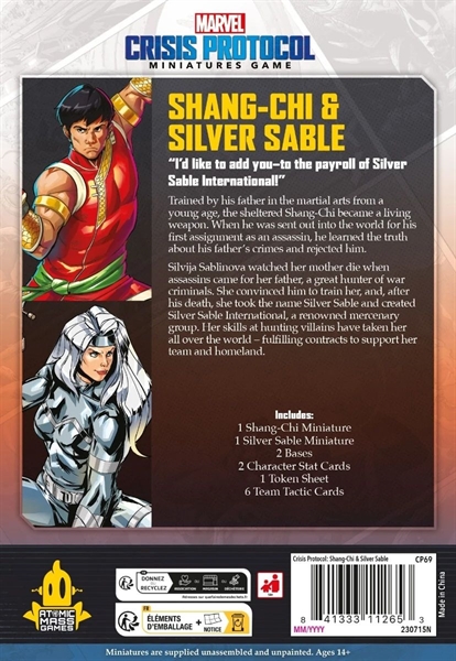 Marvel: Crisis Protocol - Shang-Chi & Silver Sable