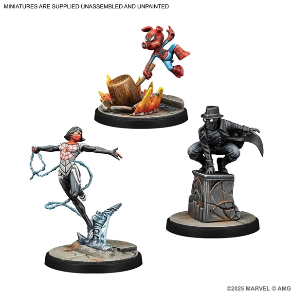 Marvel: Crisis Protocol - Silk, Spider-Ham & Spider-Man Noir