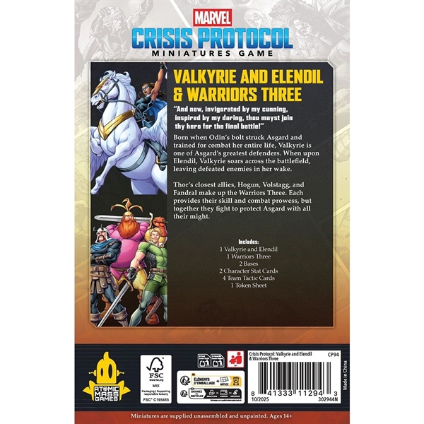 Marvel: Crisis Protocol - Valkyrie and Elendil & Warriors