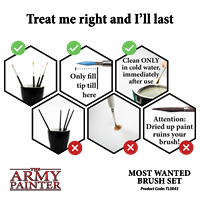 Wargamer - Most Wanted Pinselset