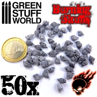 Green Stuff World - Resin Burning Skulls