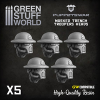 Puppetswar - Trench Troopers (Maske) Kpfe
