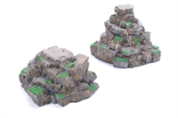 Gamemat - Grassy Rocks Set
