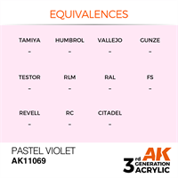 AK 3rd Generation Acrylics - Pastel Violet