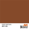 AK 3rd Generation Acrylics - Intense Deep Brown