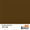 AK 3rd Generation Acrylics - Dark Brown