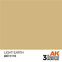 AK 3rd Generation Acrylics - Light Earth