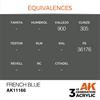 AK 3rd Generation Acrylics - French Blue