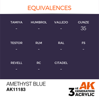 AK 3rd Generation Acrylics - Amethyst Blue