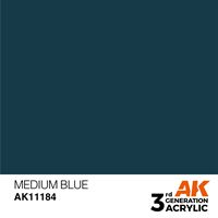 AK 3rd Generation Acrylics - Medium Blue
