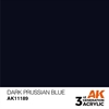 AK 3rd Generation Acrylics - Dark Prussian Blue