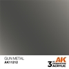 AK 3rd Generation Acrylics - Gun Metal Metallic
