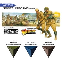 AK Quick Gen. Acrylics - Set: Soviet Uniforms