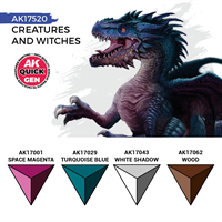 AK Quick Gen. Acrylics - Set: Creatures & Witches