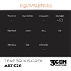 AK 3rd Generation Acrylics - Tenebrous Grey