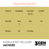 AK 3rd Generation Acrylics - Purulent Yellow