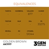 AK 3rd Generation Acrylics - Golden Brown