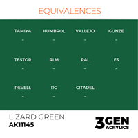 AK 3rd Generation Acrylics - Lizard Green