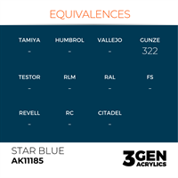 AK 3rd Generation Acrylics - Star Blue