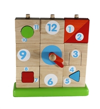 Tano - Uhr - Holzspielzeug fr Kinder ab 2 Jahre