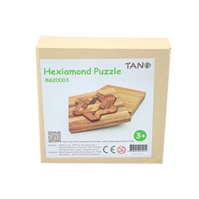 Tano - Hexiamond Puzzle, Holzspielzeug