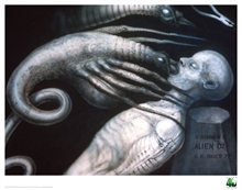 Alien Kunstdrucke 5er-Set 35 x 28 cm