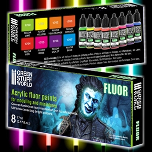 Green Stuff World -Fluor Farben Set