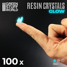 Green Stuff World - GLOW Resin Kristalle Small
