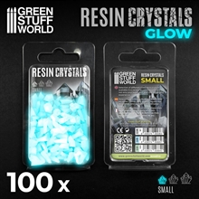 Green Stuff World - GLOW Resin Kristalle Small