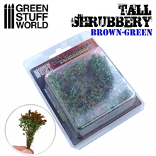 Green Stuff World - Tall Shrubs Brown-Green