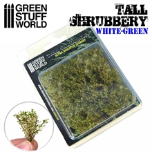 Green Stuff World - Tall Shrubs White-Green