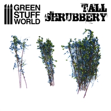 Green Stuff World - Tall Shrubs Blue-Green