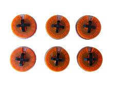 TTCombat - Wound Dials, Lava Orange