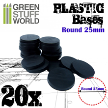 Green Stuff World - Plastik Bases Rund