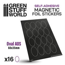 Green Stuff World - Magnetic Foil Stickers Oval
