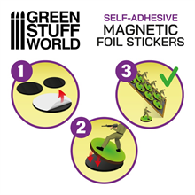 Green Stuff World - Magnetic Foil Stickers Rund