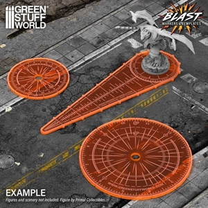 Green Stuff World - Explosions-Schablonen und Marker